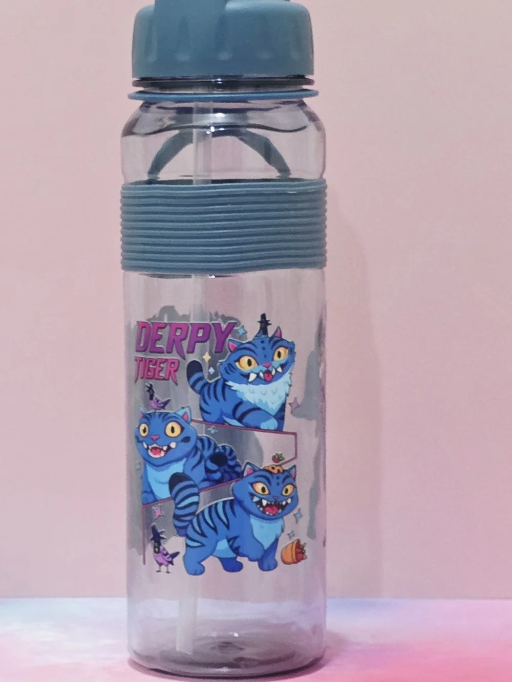 CLEARANCE - Hand-Designed K-POP Demon Hunters, Derpy, Jinu & Rumi Water Bottle